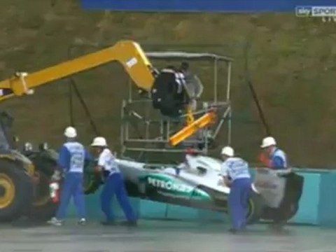 GP Ungheria - Schumacher crash + replay crash GP Germania