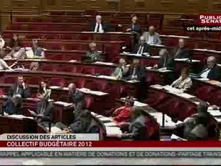 SEANCE,Suite du projet de loi de finances rectificative pour 2012