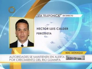 Crecida del río Guanipa mantiene alerta a las autoridades