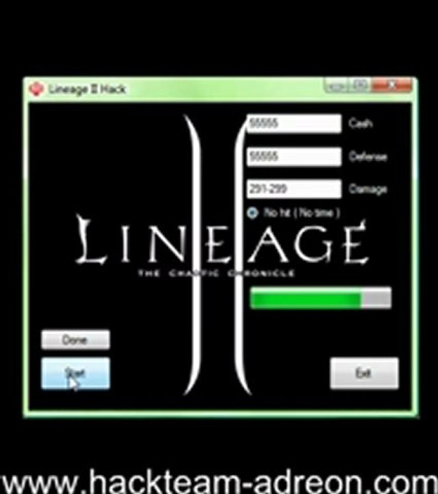 Lineage II - adena (gold) adder, hack - WORKING