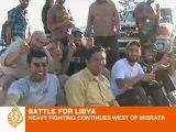 Libyan rebels continue to struggle