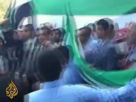 Syrian activists protest in Turkey