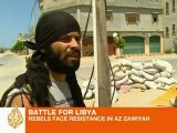 Gaddafi loyalists resisting rebels advance in Az Zawiyah