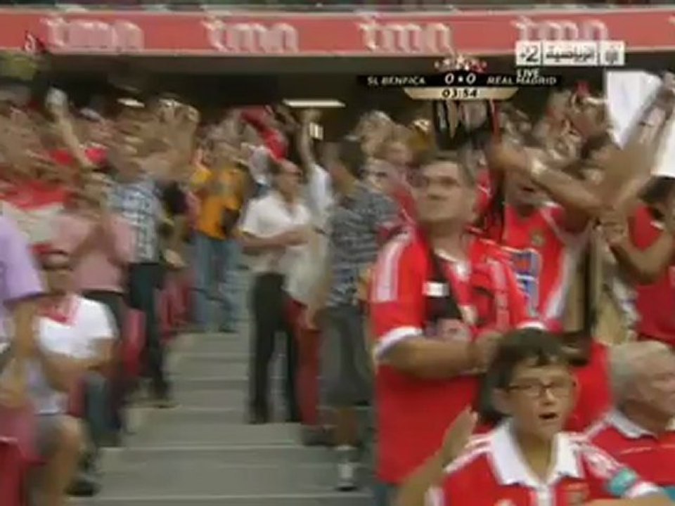 Benfica Lisbon 2 - 2 Real Madrid  Goals of the first half