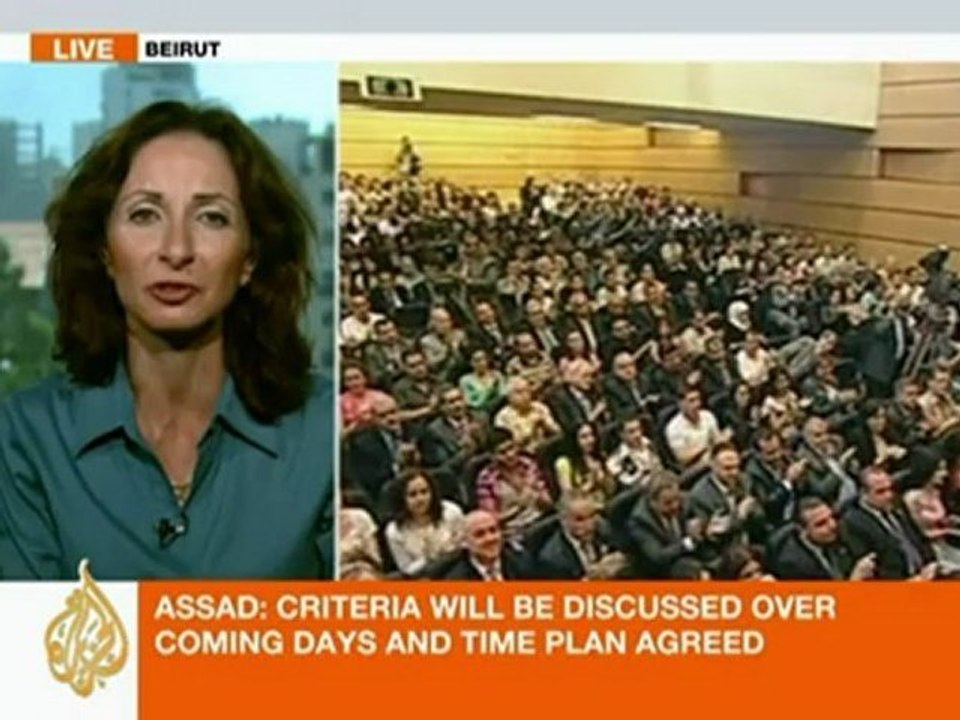 Assad gives mixed signals in speech
