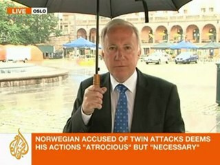 Vigil held in memory of Norway bombing victims