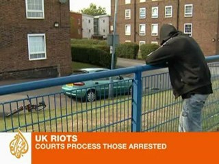 UK courts process those arrested