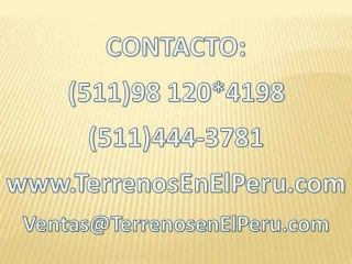 Terrenos Arequipa