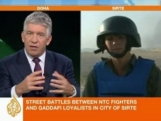 Sue Turton updates on the latest from Sirte