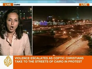 Clashes in Cairo over Coptic protests