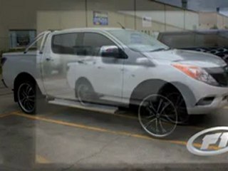 Mazda BT-50 rolling 24" Lexani LSS55 Wheels