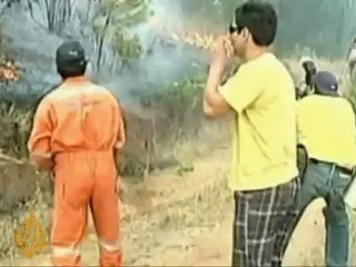 Wildfires continue to rage in Chile