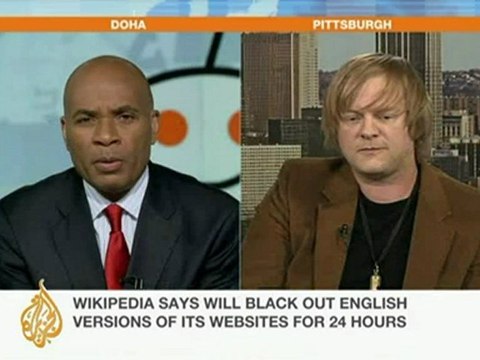 Boing Boing editor speaks to Al Jazeera about SOPA and PIPA