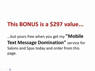 Mobile Text Message Marketing Magic For Salons Spas