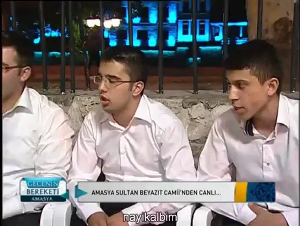 3 AMASYA minikleri HAFIZLARI Gecenin bereketi 2012 STV