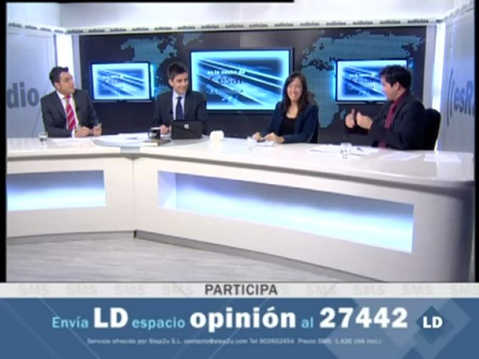 Tertulia económica con María Cuesta y Gabriel Calzada - 22/02/11