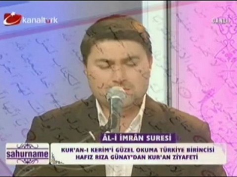 Rıza Günay Ali İmran Nasr Ramazan 2012 Kanal Türk