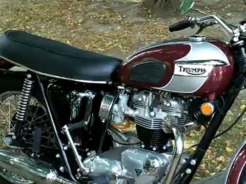 1970 Triumph 650 Bonneville Motorcycle - This classic motorcycle was on display at the Motor Muster event, 2011!