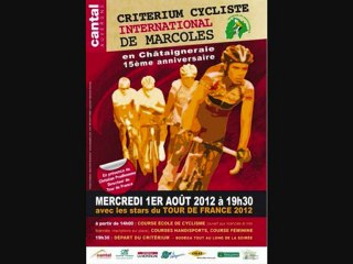 Présentation du Critérium de Marcolès 2012