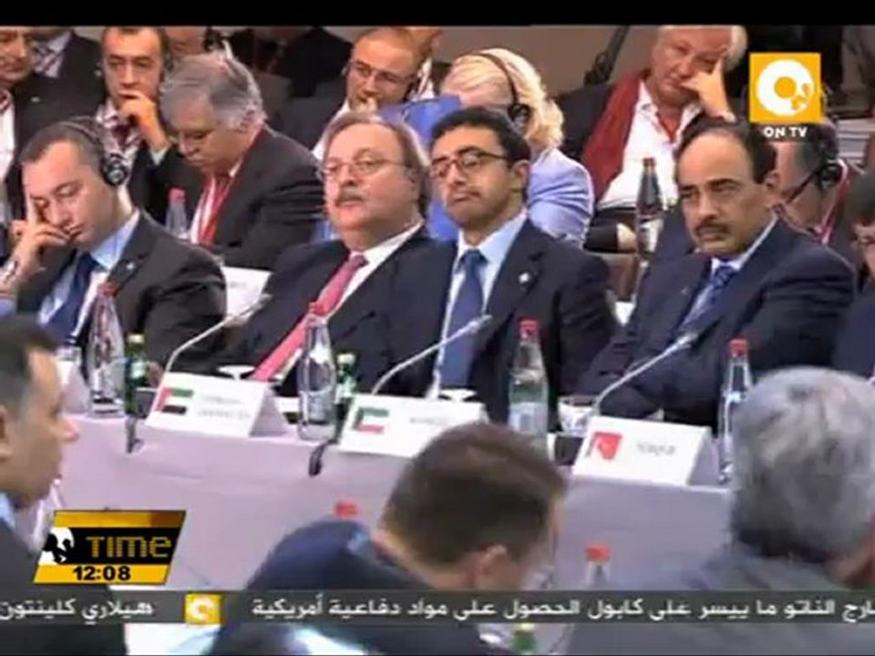 مؤتمر أصدقاء سوريا يطالب برحيل نظام الرئيس بشار الأسد