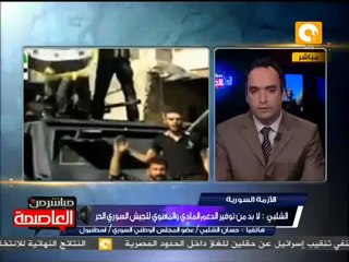 حسان الشلبي: نتوقع إستخدام الأسد للأسلحة الكيماوية