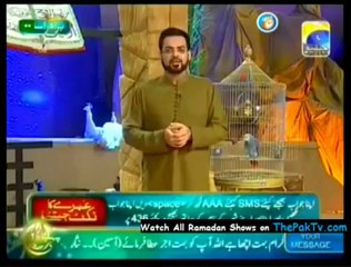 Seher Amir Liaquat Kay Sath By Geo TV - 28th July 2012 - Part 3/3