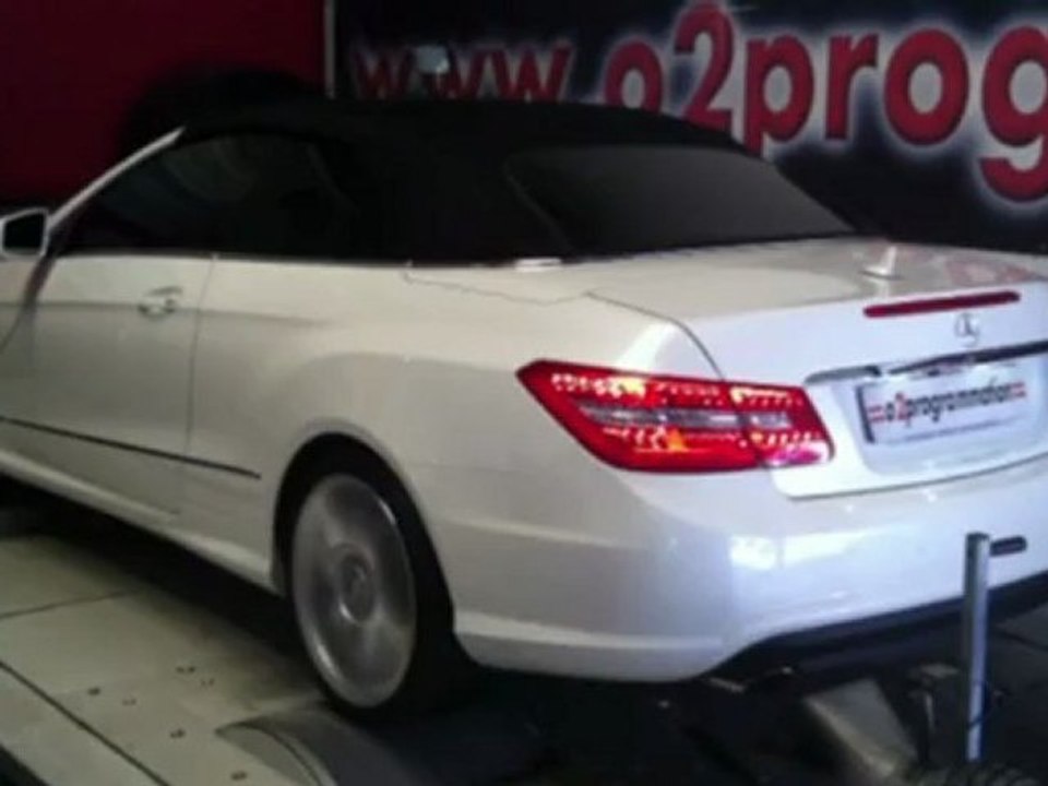 ::: o2programmation ::: Mercedes E 350 cdi 2011 265ch (réel 257) reprogrammation moteur  @308ch