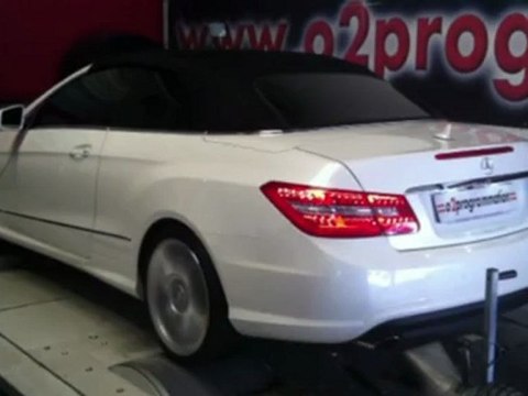 ::: o2programmation ::: Mercedes E 350 cdi 2011 265ch (réel 257) reprogrammation moteur @308ch