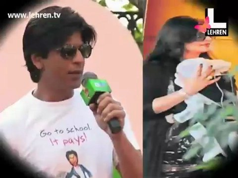 Shahrukh Visits Jalsa For Beti B!