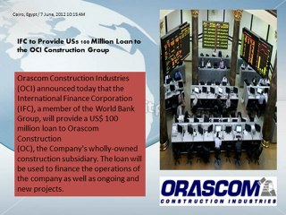 OCI Private Clients: IFC to Provide US$ 100M Loan to OCI