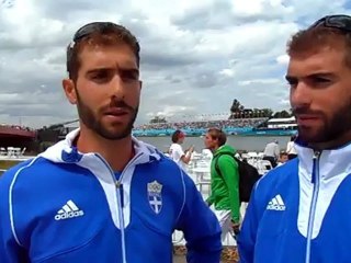 Δηλώσεις Απόστολου & Νίκου Γκουντούλα μετά τα προκριματικά στο Λονδίνο
