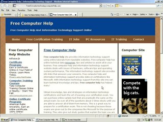 Free Computer Help and Information Technology Certification Resources