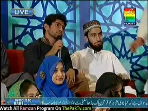 Noor e Ramzan Hum Ke Saath By Hum TV - 27h July 2012 (Aftar) - Part 3