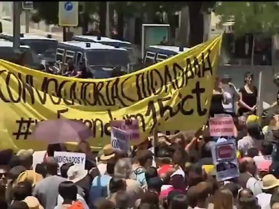 Manifestación del 19J: Los indignados marchan s...