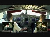 Cockpit A340 Lufthansa Approche-Atterrissage San Fransisco
