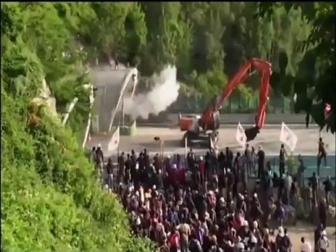 Protestas y altercados de los ecologistas en Italia