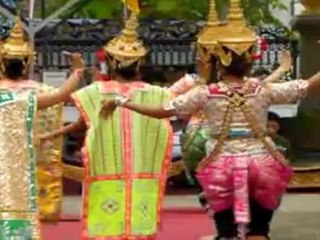 Création d'une amulette Thaï 2 la danse traditionnelle