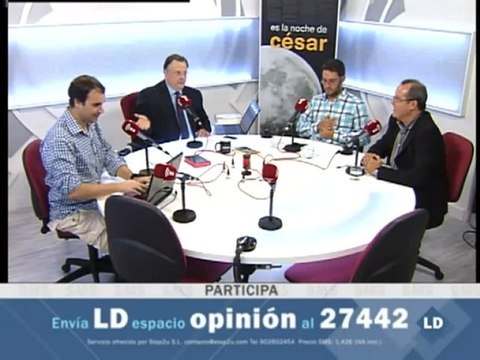 Tertulia de César Vidal: Rubalcaba y Tardá