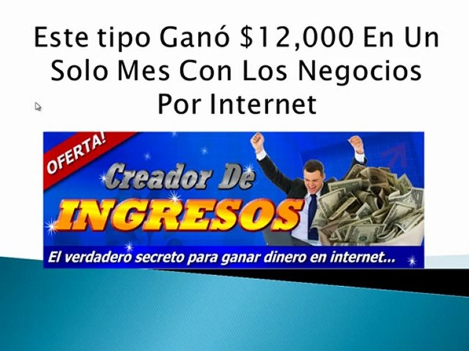 este tipo gano $12,000 en un solo mes con los negocios por internet