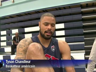 Les basketteurs américains à l'entraînement dans l'Est Londonien