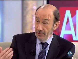 Rubalcaba dice que Chacón no es la solución al PSOE