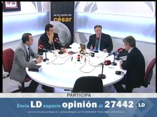 Tertulia política de Cesar. Discriminación lingüística en Cataluña - 17/01/12
