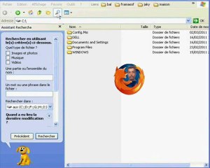 Internet Explorer- barre d'outil rechercher