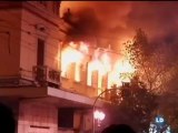 Graves disturbios en Grecia - Athens burning