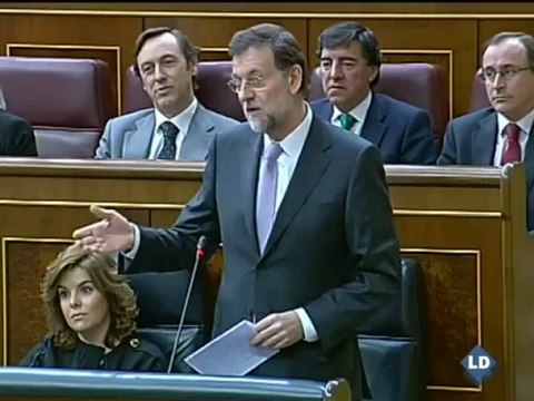 Rajoy, a Rubalcaba: El PSOE y los sindicatos se van a quedar solos