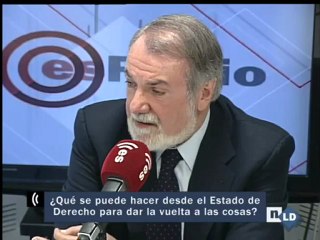 Mayor Oreja: "La pregunta es si Otegi va a ser candidato o será inhabilitado"