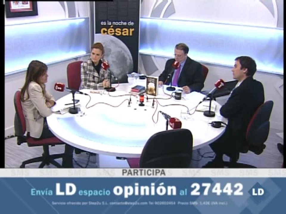 Tertulia política de César: Zapatero publicará un libro sobre economía, 04/05/12