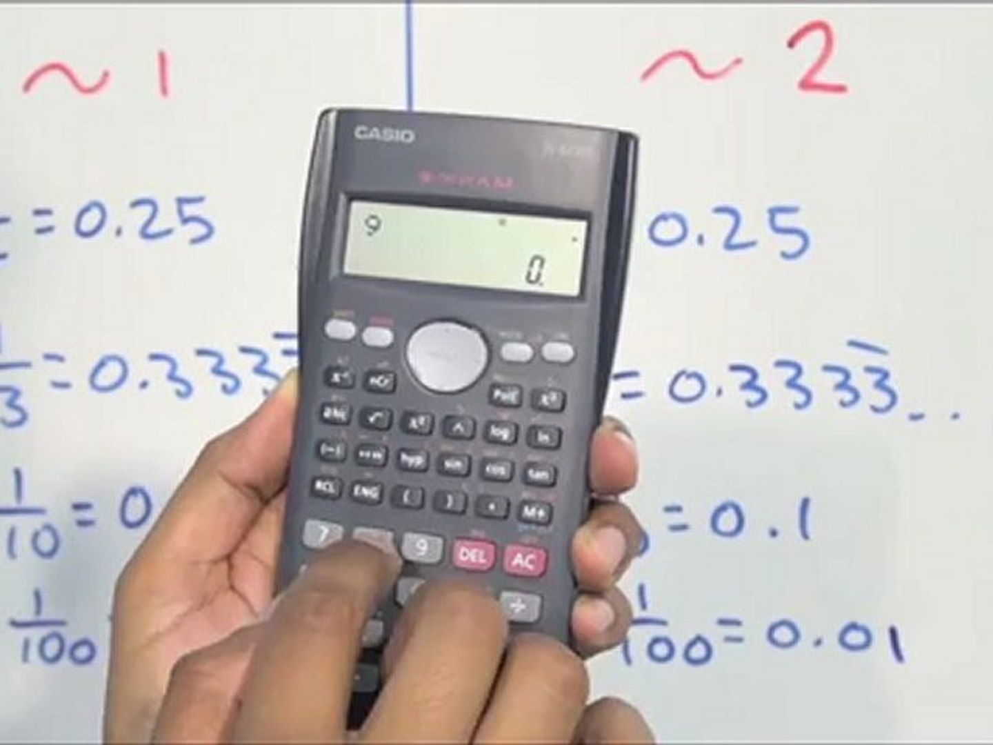 Modo Fix/Sci/Norm de una calculadora cientifica - Vídeo Dailymotion