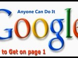 How to get on first page of Google search results and get loads of traffic