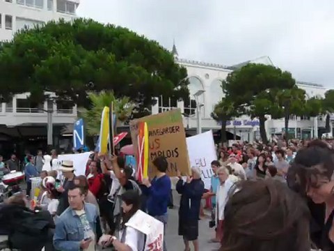 20120728 manifestation Arcachon contre rejets en mer Smurfit-Kappa v2 sur NaviguerEnAquitaine naviguerenaquitaine.com